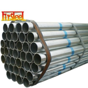 erw astm a178 40mm standard length of galvanized pipe